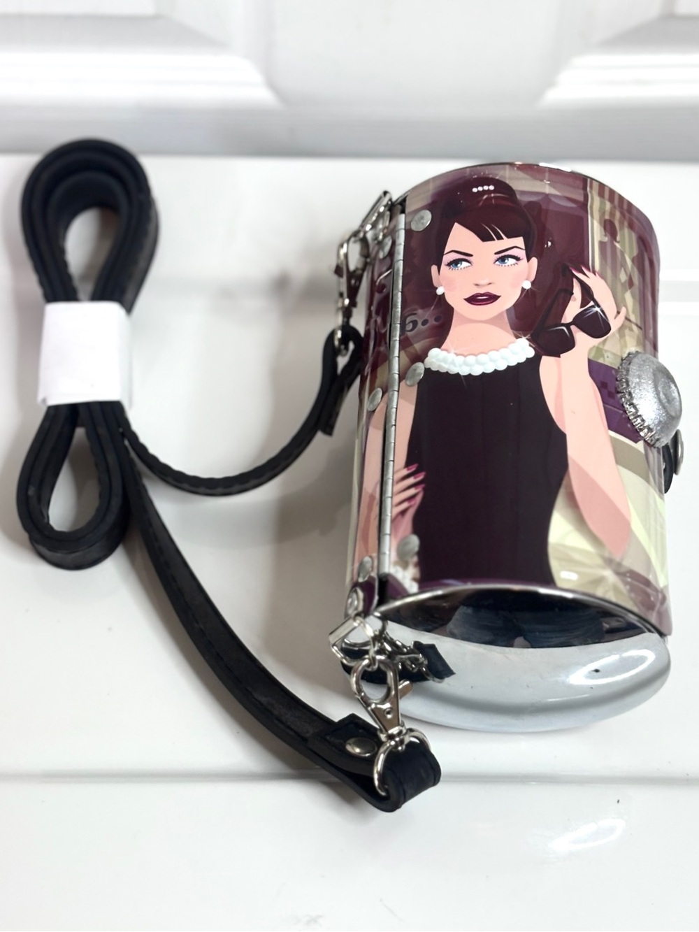 Vintage Little Earth Audrey Hepburn Metal Handbag Purse Version Without Crystals